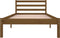 vidaXL - Bedframe - massief - grenenhout - honingbruin - 90x200 - cm