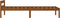 vidaXL - Bedframe - massief - grenenhout - honingbruin - 90x200 - cm