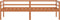 vidaXL - Bedframe - massief - grenenhout - honingbruin - 90x200 - cm
