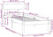 vidaXL - Bedframe - massief - grenenhout - honingbruin - 90x200 - cm
