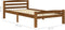 vidaXL - Bedframe - massief - grenenhout - honingbruin - 90x200 - cm