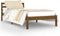 vidaXL - Bedframe - massief - grenenhout - honingbruin - 90x200 - cm