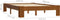 vidaXL - Bedframe - massief - grenenhout - lichtbruin - 120x200 - cm