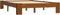 vidaXL - Bedframe - massief - grenenhout - lichtbruin - 120x200 - cm