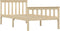 vidaXL - Bedframe - massief - grenenhout - natuurlijk - 100x200 - cm