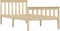 vidaXL - Bedframe - massief - grenenhout - natuurlijk - 100x200 - cm