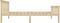 vidaXL - Bedframe - massief - grenenhout - natuurlijk - 100x200 - cm