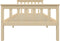 vidaXL - Bedframe - massief - grenenhout - natuurlijk - 100x200 - cm