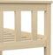 vidaXL - Bedframe - massief - grenenhout - natuurlijk - 100x200 - cm