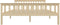 vidaXL - Bedframe - massief - grenenhout - natuurlijk - 160x200 - cm
