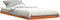 vidaXL - Bedframe - massief - grenenhout - wasbruin - 100x200 - cm