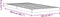 vidaXL - Bedframe - massief - grenenhout - wasbruin - 100x200 - cm
