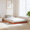 vidaXL - Bedframe - massief - grenenhout - wasbruin - 120x190 - cm