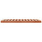 vidaXL - Bedframe - massief - grenenhout - wasbruin - 120x200 - cm