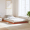 vidaXL - Bedframe - massief - grenenhout - wasbruin - 120x200 - cm
