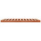 vidaXL - Bedframe - massief - grenenhout - wasbruin - 120x200 - cm