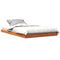 vidaXL - Bedframe - massief - grenenhout - wasbruin - 120x200 - cm