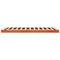 vidaXL - Bedframe - massief - grenenhout - wasbruin - 135x190 - cm