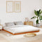 vidaXL - Bedframe - massief - grenenhout - wasbruin - 180x200 - cm