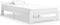 vidaXL - Bedframe - massief - grenenhout - wit - 100x200 - cm