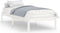 vidaXL - Bedframe - massief - grenenhout - wit - 100x200 - cm