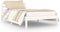 vidaXL - Bedframe - massief - grenenhout - wit - 100x200 - cm