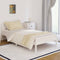 vidaXL - Bedframe - massief - grenenhout - wit - 100x200 - cm