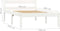vidaXL - Bedframe - massief - grenenhout - wit - 100x200 - cm