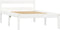vidaXL - Bedframe - massief - grenenhout - wit - 100x200 - cm