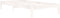 vidaXL - Bedframe - massief - grenenhout - wit - 100x200 - cm