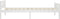 vidaXL - Bedframe - massief - grenenhout - wit - 100x200 - cm