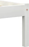 vidaXL - Bedframe - massief - grenenhout - wit - 100x200 - cm
