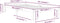 vidaXL - Bedframe - massief - grenenhout - wit - 100x200 - cm