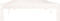 vidaXL - Bedframe - massief - grenenhout - wit - 100x200 - cm