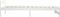 vidaXL - Bedframe - massief - grenenhout - wit - 100x200 - cm