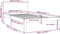 vidaXL - Bedframe - massief - grenenhout - wit - 100x200 - cm