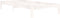 vidaXL - Bedframe - massief - grenenhout - wit - 100x200 - cm