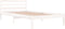 vidaXL - Bedframe - massief - grenenhout - wit - 100x200 - cm