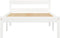 vidaXL - Bedframe - massief - grenenhout - wit - 100x200 - cm