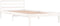 vidaXL - Bedframe - massief - grenenhout - wit - 100x200 - cm