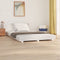 vidaXL - Bedframe - massief - grenenhout - wit - 120 - x - 190 - cm