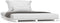 vidaXL - Bedframe - massief - grenenhout - wit - 120 - x - 190 - cm