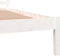 vidaXL - Bedframe - massief - grenenhout - wit - 120x190 - cm