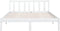 vidaXL - Bedframe - massief - grenenhout - wit - 120x190 - cm