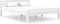 vidaXL - Bedframe - massief - grenenhout - wit - 120x200 - cm