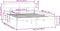 vidaXL - Bedframe - massief - grenenhout - wit - 120x200 - cm