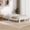 vidaXL - Bedframe - massief - grenenhout - wit - 120x200 - cm