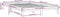 vidaXL - Bedframe - massief - grenenhout - wit - 120x200 - cm