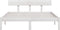 vidaXL - Bedframe - massief - grenenhout - wit - 120x200 - cm