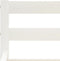 vidaXL - Bedframe - massief - grenenhout - wit - 120x200 - cm